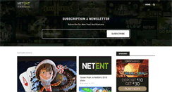Desktop Screenshot of netentcasinos.biz